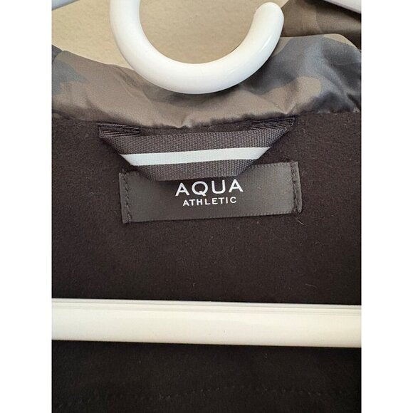 Aqua NWT Camo Camouflage Puffer + Soft Shell Athletic Jacket with Hood Size XS - Picture 8 of 13